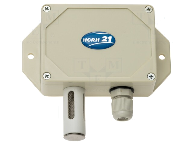 Omvormer: temperatuur en vochtigheid; Bereik: 0÷100% RH; 24VDC Omvormer: temperatuur en vochtigheid; Bereik: 0÷100% RH; 24VDC
